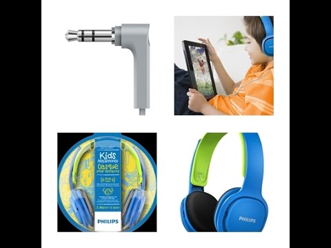 Philips SHK2000BL/00 Leichtkopfhörer inkl. Laustärkebegrenzung blau