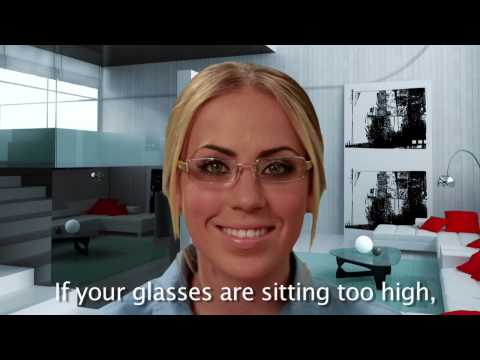 how to adjust metal frame glasses