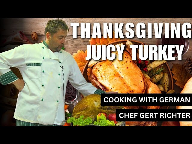 Succulent Turkey with Chef Gert Richter&rsquo;s Signature Chestnut Stuffing
