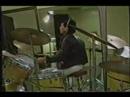 Steve drumming to group, Pat Metheney - sept 1987