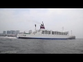 おがさわら丸(3代目)就航初日 お見送りクルーズ お見苦しい