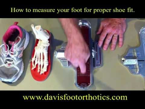 how to measure your foot size