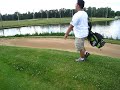Don first time playing golf