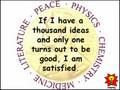 Creative Quotations from Alfred Nobel for Oct 21