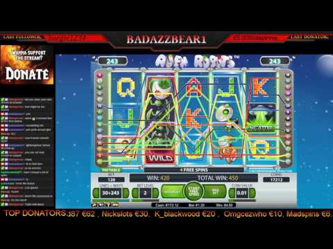 Mega win on Alien Robots