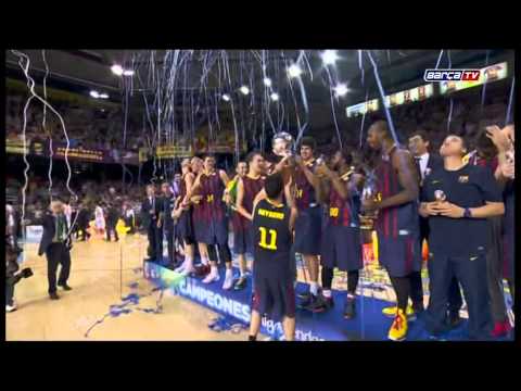 Celebració de la Lliga ACB al Palau Blaugrana Celebració de la Lliga ACB al Palau Blaugrana