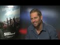fast & furious stalwart paul walker is an old hand at all this fast and furious-ing, but that has not stopped his love of the franchise, as this interview pr...