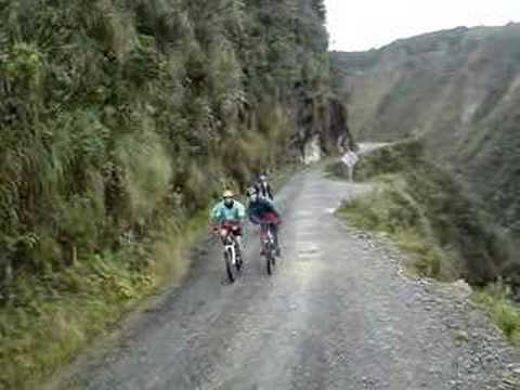 Downhill La Paz, Bolivia - The Death Road