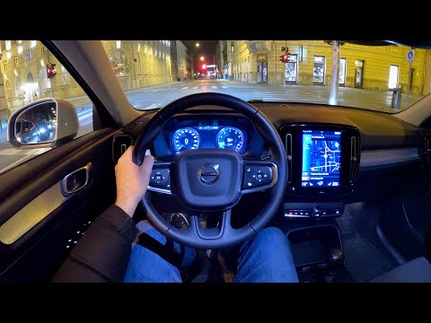 volvo xc40 2021 night pov test drive review t2 129 hp petrol