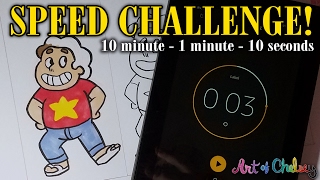 Speed Challenge! Steven Universe - 10 min, 1 min, 10 sec