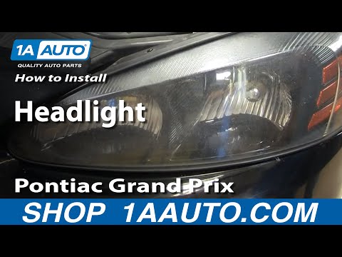 How To Install Replace Headlight Pontiac Grand Prix 04-08 1AAuto.com