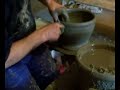 el artesano taller de alfareria en el torno