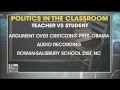 NC Teacher Caught on Tape Yelling at Student for Criticizing Obama