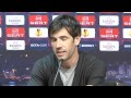 Albelda en la previa del Valencia-Atlético