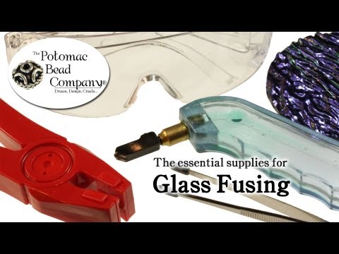 how to fuse glass with a torch