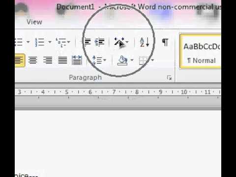 how to turn text in word