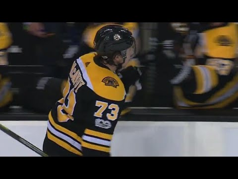 Video: Bruins' McAvoy scores first NHL goal in first NHL game