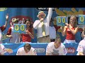 Joey Chestnut scarfed down 54 hot dogs in 10 minutes to win Coney Island's annual contest.