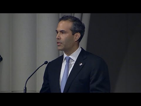 George H.W. Bush's grandson, George Prescott Bush, gives eulogy at funeral in Houston