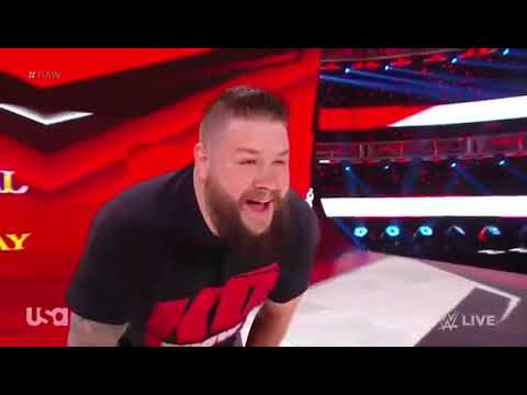 Wwe Monday Night Raw - Kevin Owens Saves Street Profit and Attacks AJ Styles - 21 October 2019