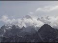Clouds roll over Everest