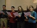 rehearsal for introit on sunday 14th jan 2007 - ecce advenit by william byrd. singers from the marchmont st. giles church choir, edinburgh, scotland - uk