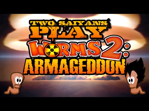 Two Saiyans Play: Worms 2: Armageddon