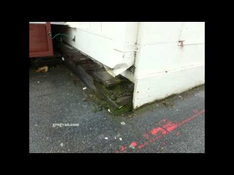 how to drain gutters away from house