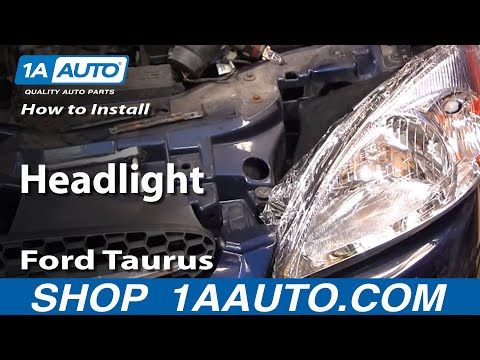 Auto Repair: Replacing headlights Ford Taurus 2000-07 - 1AAuto.com