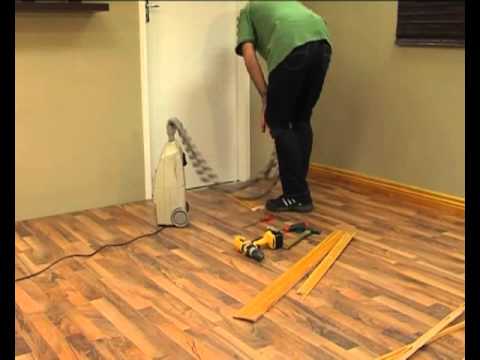 how to fit laminate beading