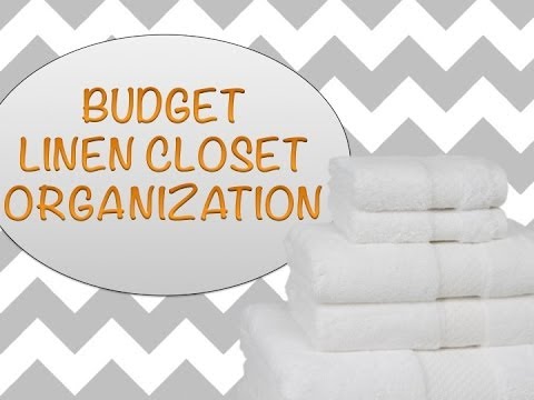 how to organize linen closet