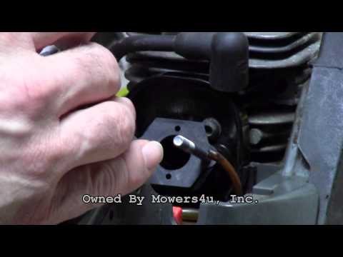 how to adjust a carburetor on a poulan chainsaw