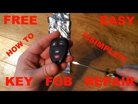 how to repair gm key fob