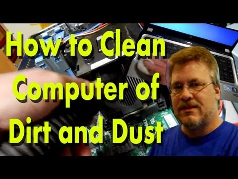 how to properly clean a pc