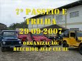 JEEP CLUBE ITAJAÍ em Belchior PARTE 1