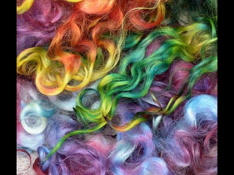how to dye mohair