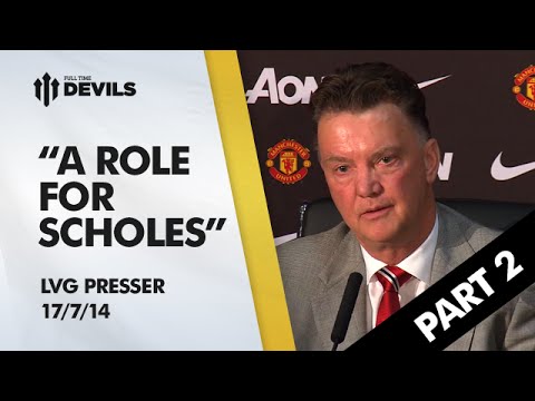 Louis van Gaal Manchester United Press Conference | Part 2 Louis van Gaal Manchester United Press Conference | Part 2