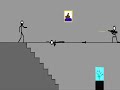 Museum stickman fight