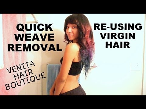 how to remove quick weave