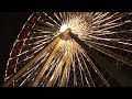 Giant Ferris wheel at Navy Pier Chicago Thanksgiving Night Giant Ferris wheel at Navy Pier Chicago Thanksgiving Night