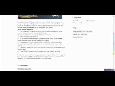 how to obtain uae visa