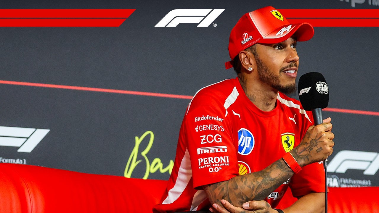 Lewis Hamilton Reacts To First Ferrari Win!