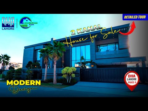 Luxurious 2 Kanal Modern House for Sale | Detailed Tour in DHA Lahore Phase 6