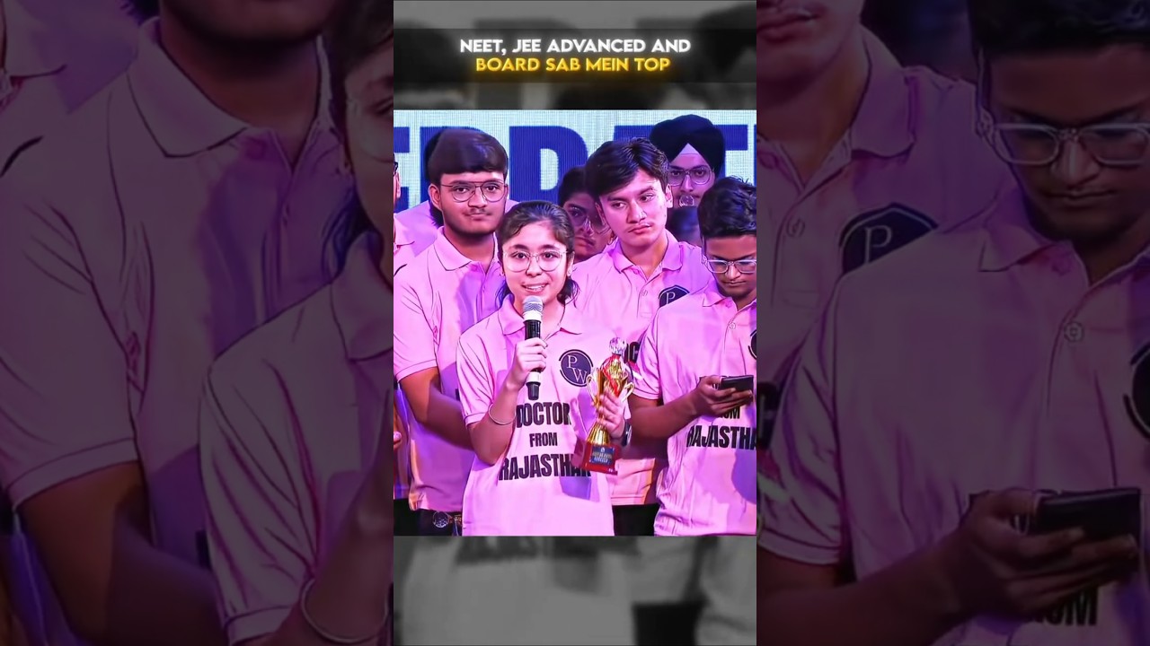 Girl Topper of JEE Advanced, NEET and Boards All 😳💀 #neet2025
