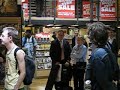 kim fowley's instore performance at tower records, piccadilly, london.