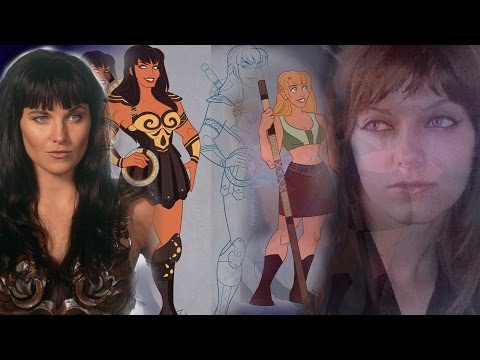 how to draw xena warrior princess