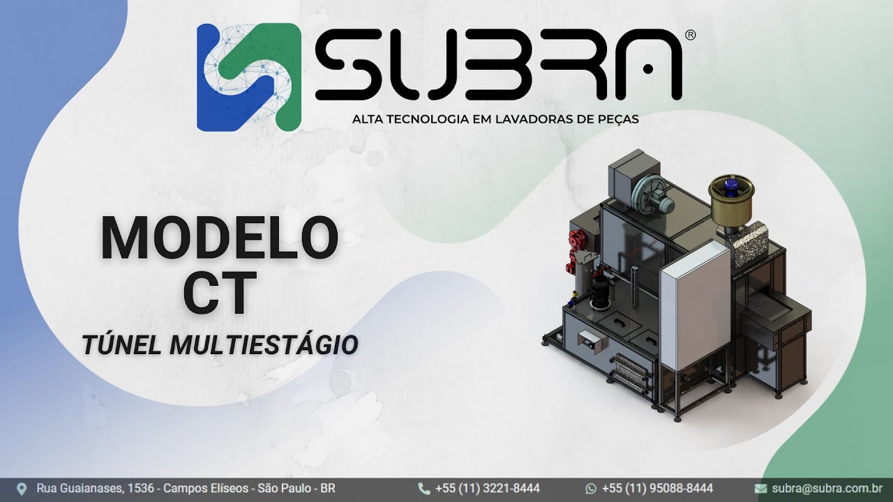 CT33R - Lavadora de Peças Industriais Subra