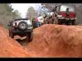 Nissan Pathfinder going up Clydes Ravine