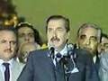 Alfonsín: Felices Pascuas...  La casa está en orden - 1987