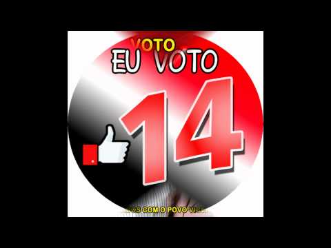 Prefeito Professor Roberto e Vice Mirela.. é 14